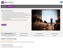 Tablet Screenshot of convention.allacademic.com
